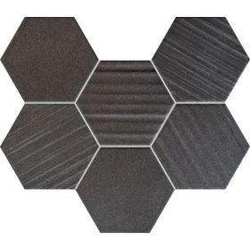 Tubadzin Horizon HEX Black 28,9x22,1 mozaika