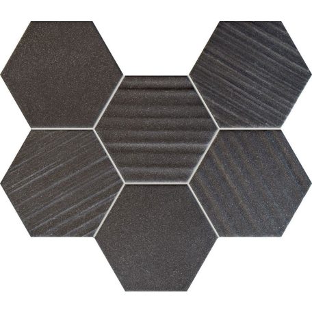 Tubadzin Horizon HEX Black 28,9x22,1 mozaika