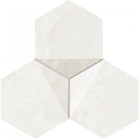 Tubadzin Scoria white 19,2x16,5 mozaika 
